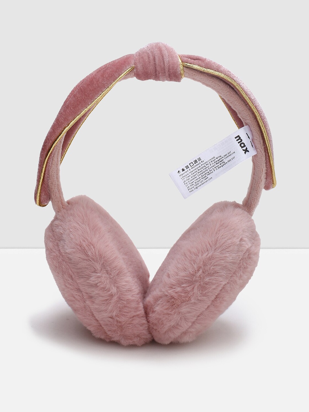 

max Women Nude-Coloured Acrylic Fur Ear Mufflers