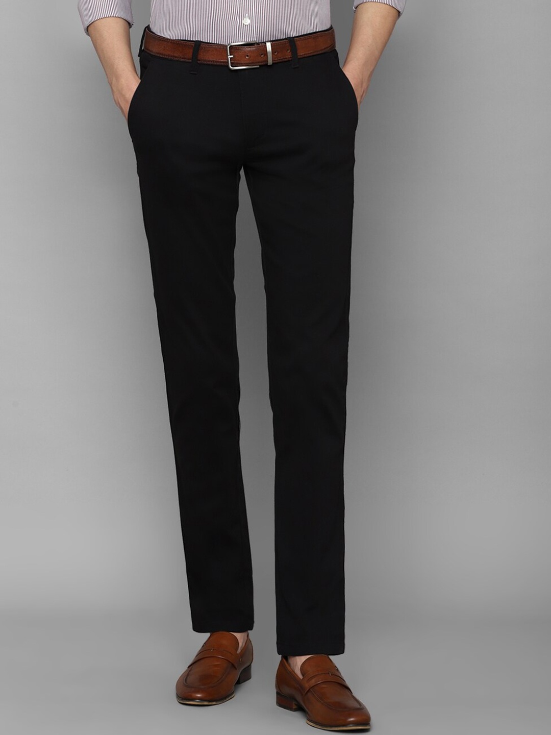 

Louis Philippe Sport Men Black Slim Fit Trousers