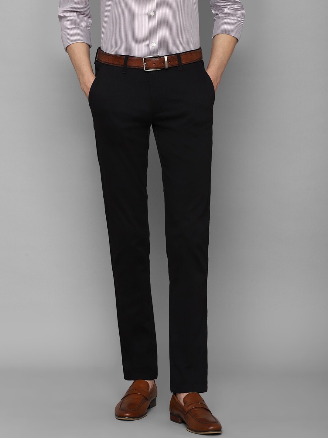 

Louis Philippe Sport Men Black Slim Fit Trousers