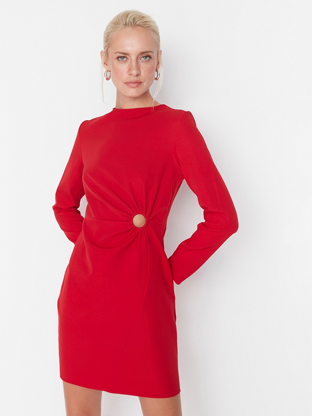 

Trendyol Women Red Sheath Dress