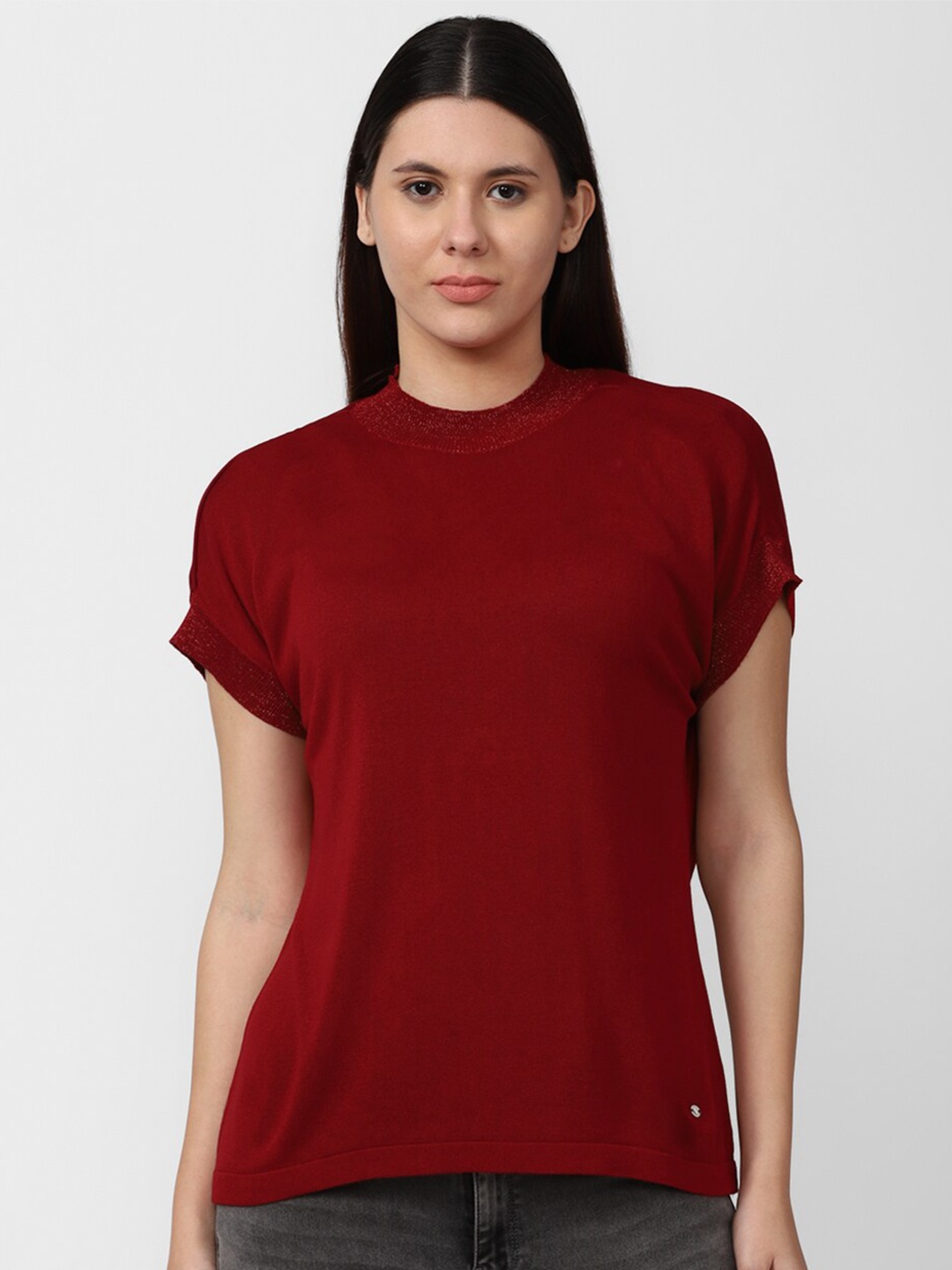 

Van Heusen Woman Women Cotton Formal Top, Red