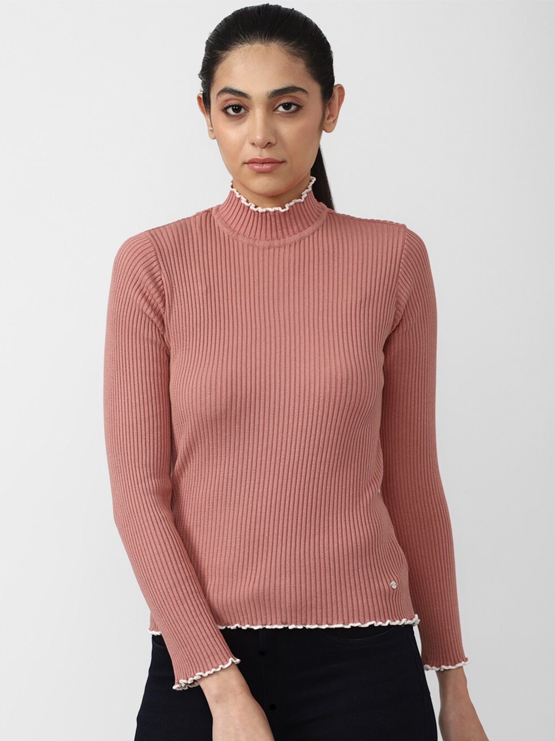 

Van Heusen Woman Ribbed Formal Top, Pink