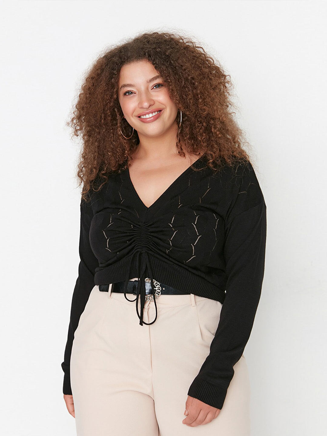 

Trendyol Women Black Pullover