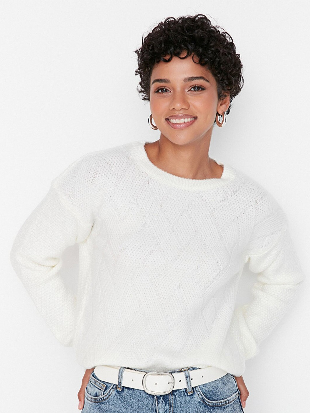 

Trendyol Women Pullover, Off white