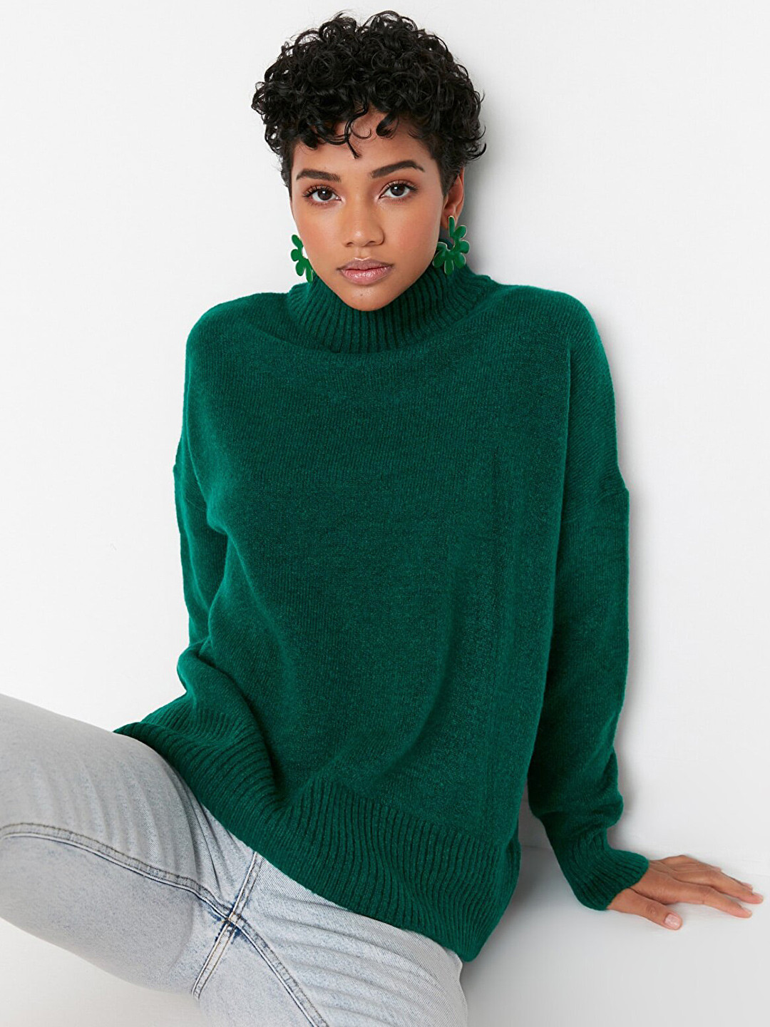 

Trendyol Women Pullover, Green