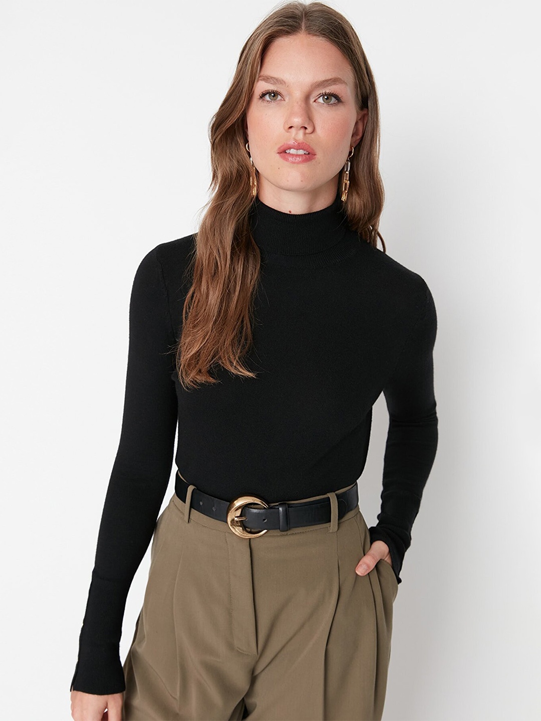 

Trendyol Women Black Pullover