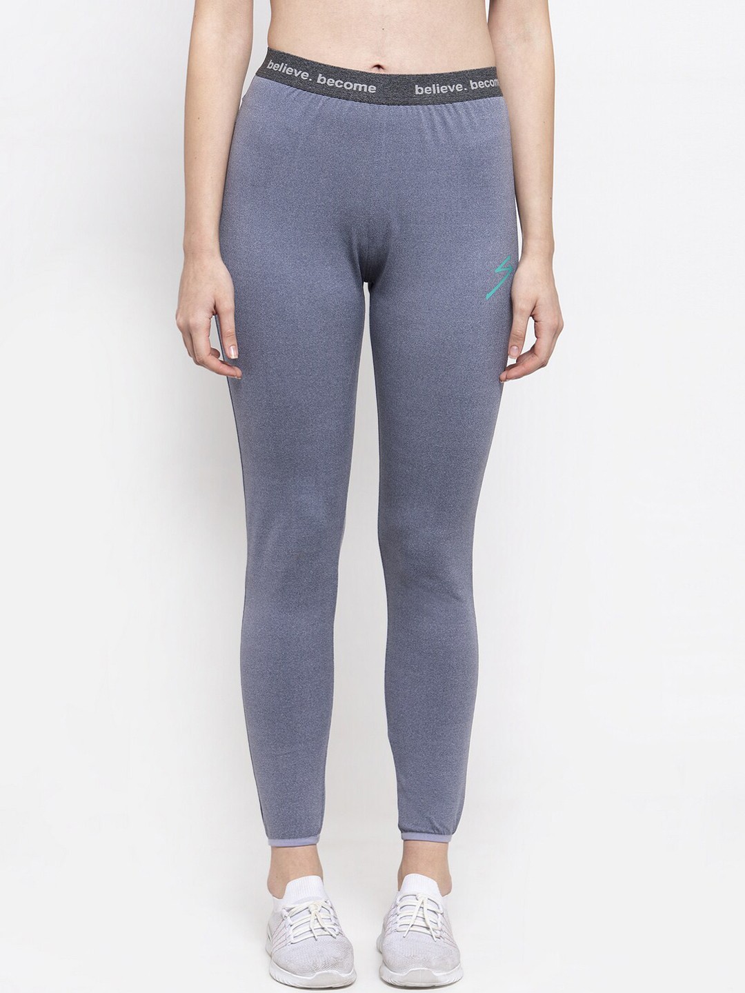 

UNPAR Women Navy Blue Solid Tights