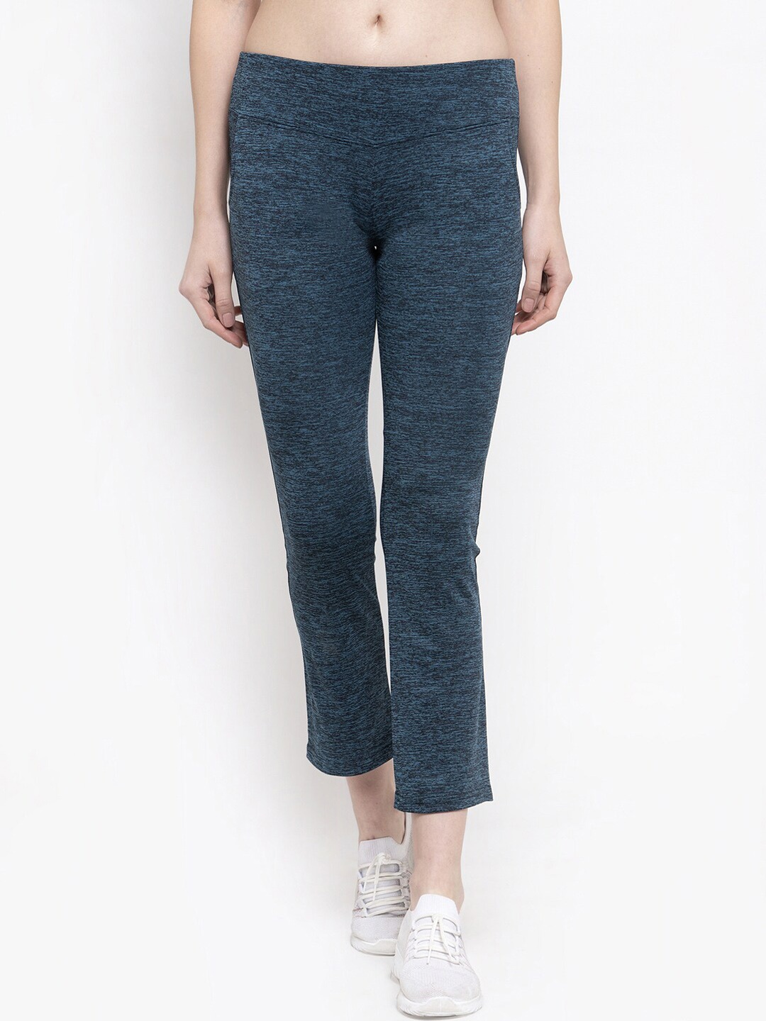 

UNPAR Women Teal-Blue Solid Ankle-Length Tights