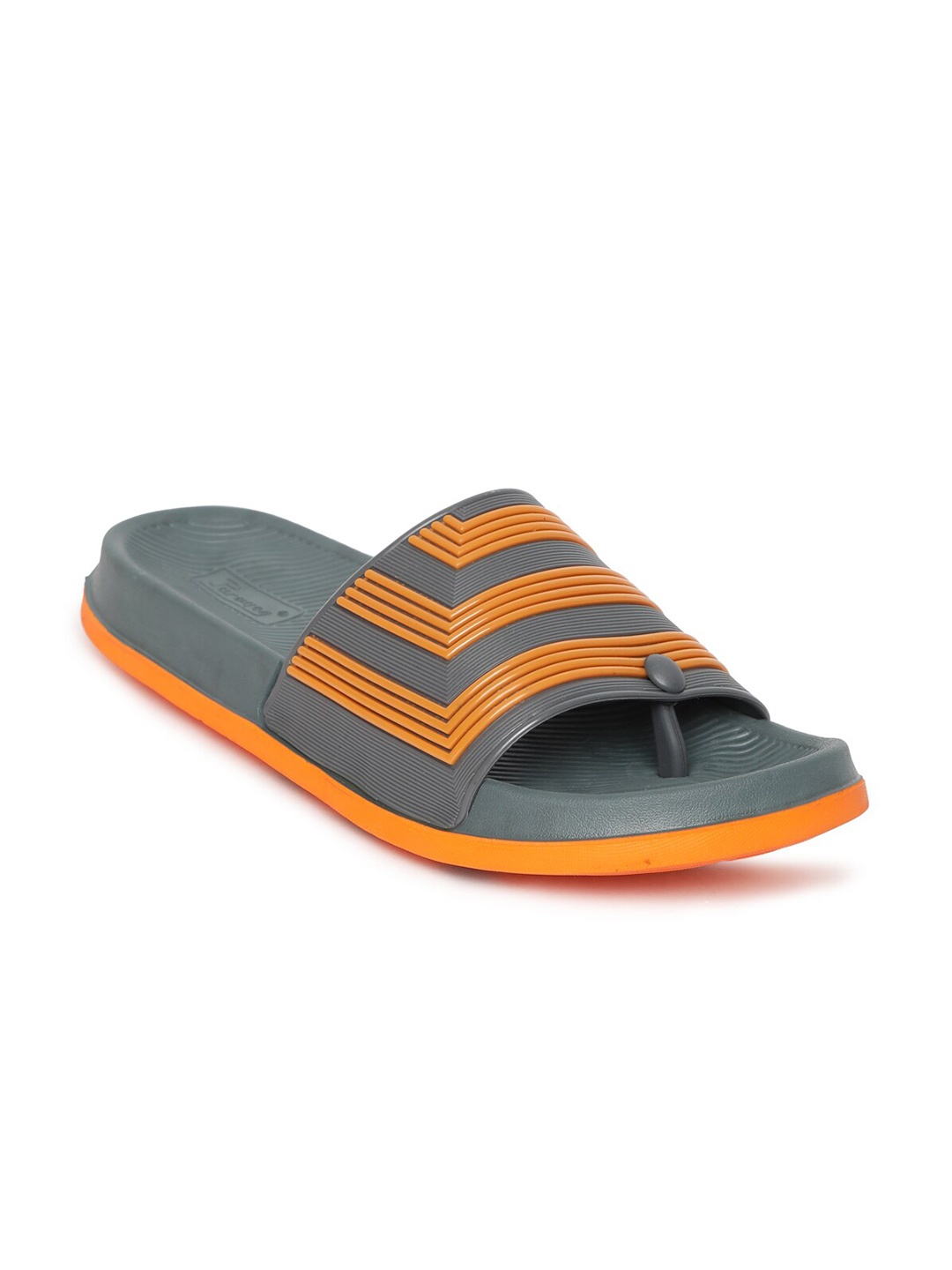

Paragon Men Orange & Grey Striped Sliders