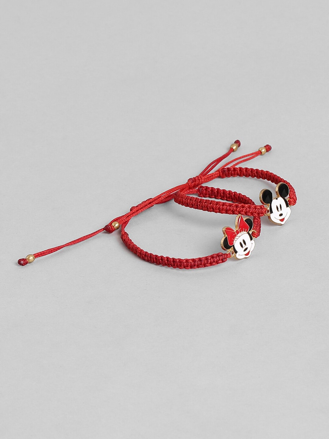 

EL REGALO Kids Red & White Pack Of 2 Charm Bracelet