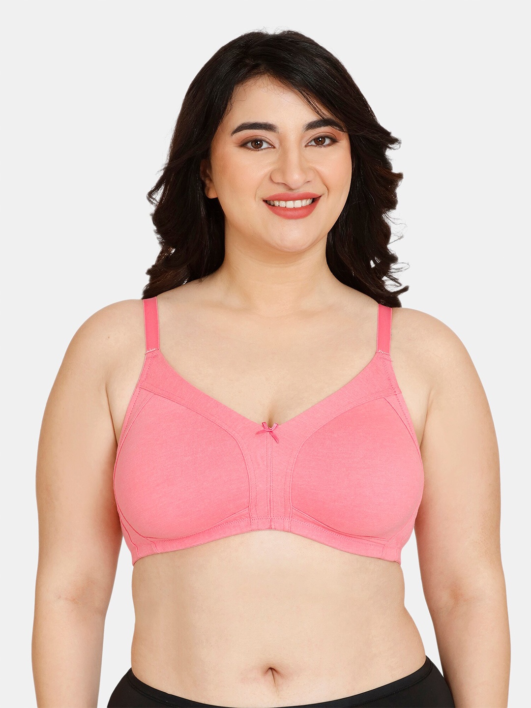 

Rosaline by Zivame Pink All Day Comfort Super Support Bra
