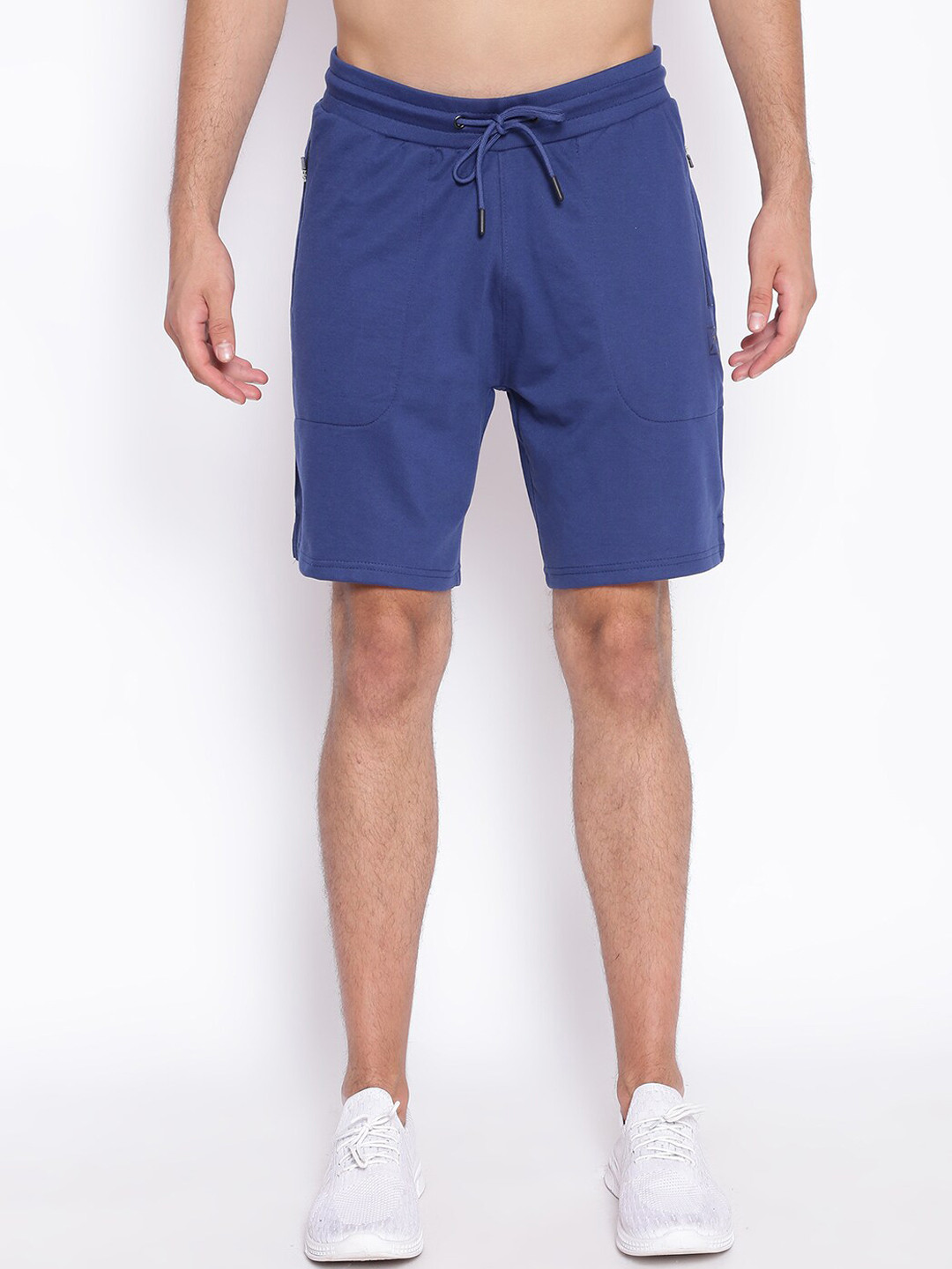 

UNPAR Men Navy Blue Solid Sports Shorts