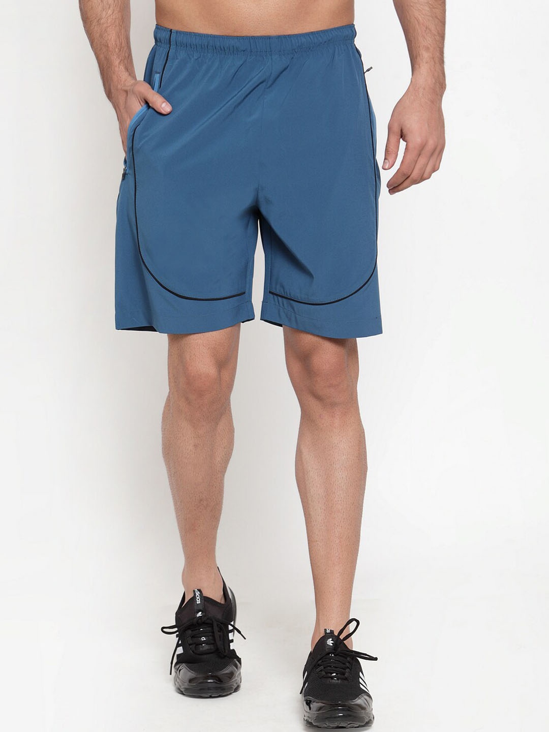 

UNPAR Men Teal Blue Outdoor Sports Shorts