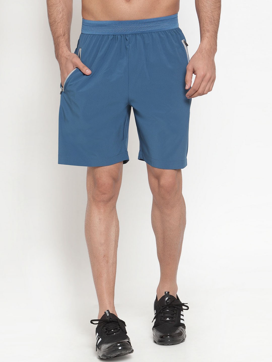 

UNPAR Men Teal Blue Outdoor Sports Shorts