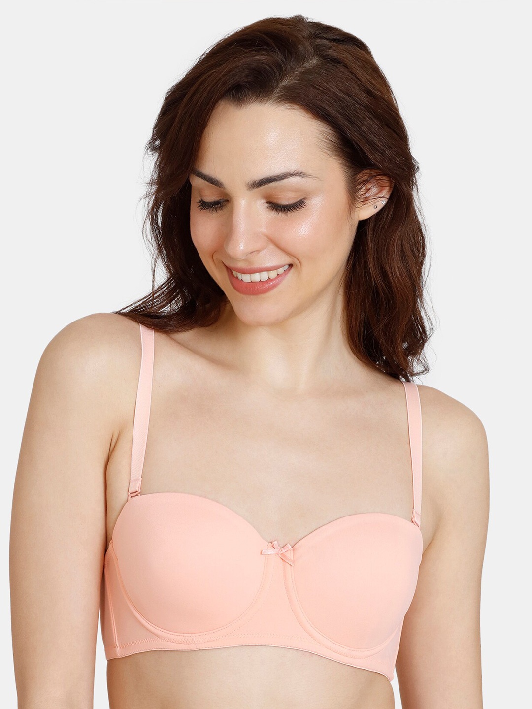 

Zivame Women Pink Underwired Lightly Padded Bra