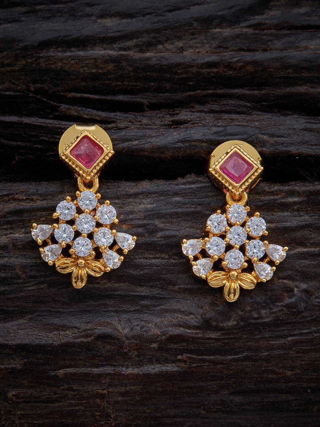 

Kushal's Fashion Jewellery Classic Drop Earrings, Gold
