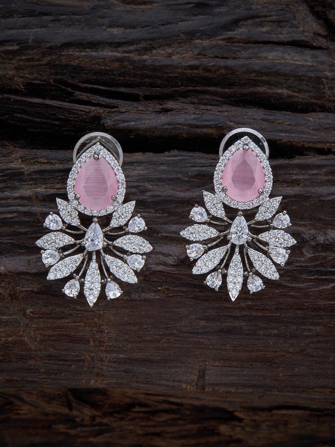 

Kushal's Fashion Jewellery Contemporary Drop Earrings, Pink