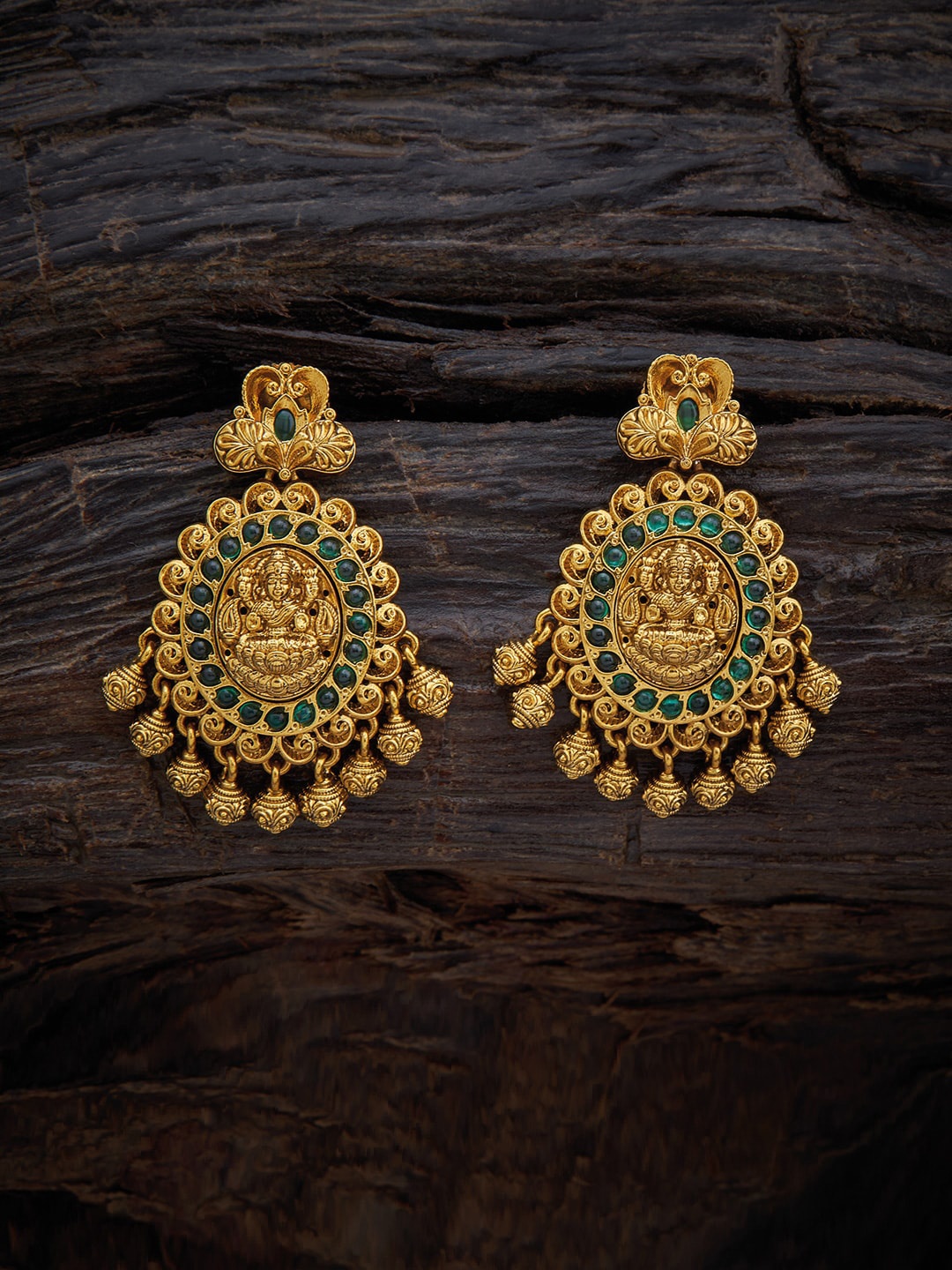 

Kushal's Fashion Jewellery Green Classic Drop Earrings