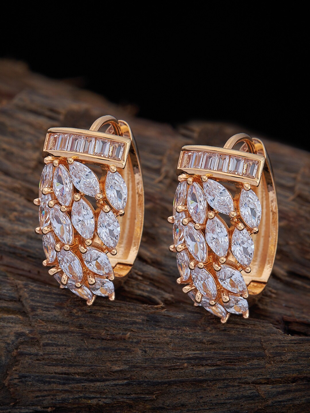 

Kushal's Fashion Jewellery Women White Circular Studs Earrings