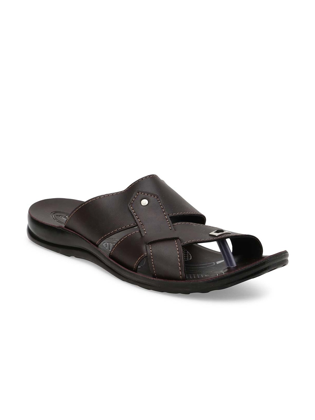 

Paragon Men Brown Comfort Sandals