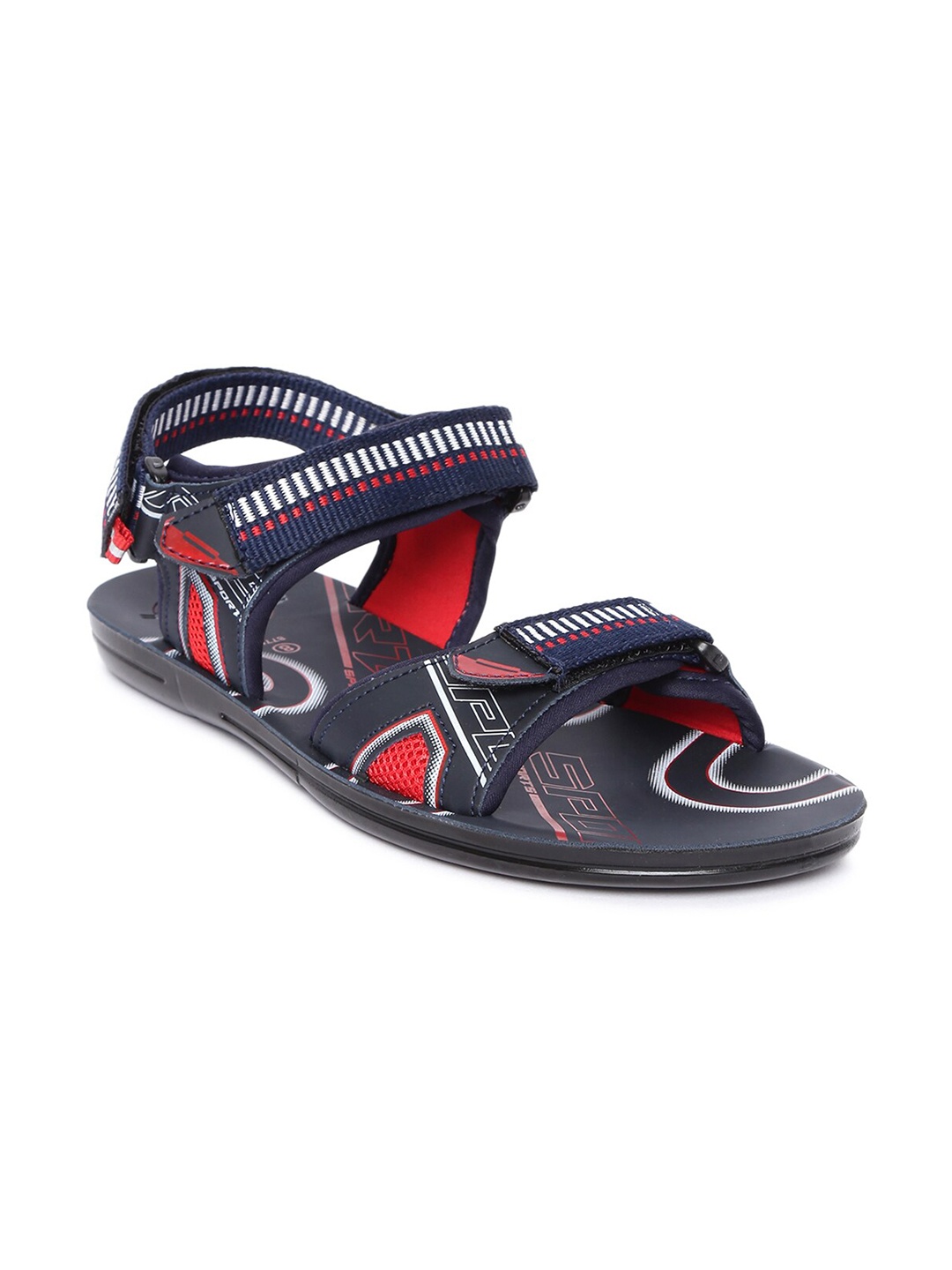 

Paragon Men Blue & Red Comfort Sandals