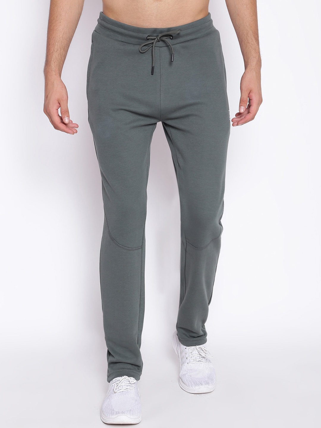 

UNPAR Men Grey Solid Cotton Regular Fit Sports Track Pants