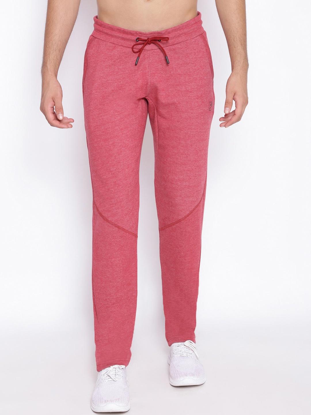 

UNPAR Men Coral Solid Cotton Regular Fit Sports Track Pants
