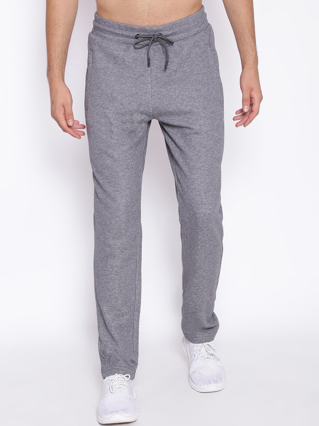 

UNPAR Men Grey Melange Cotton Track Pant