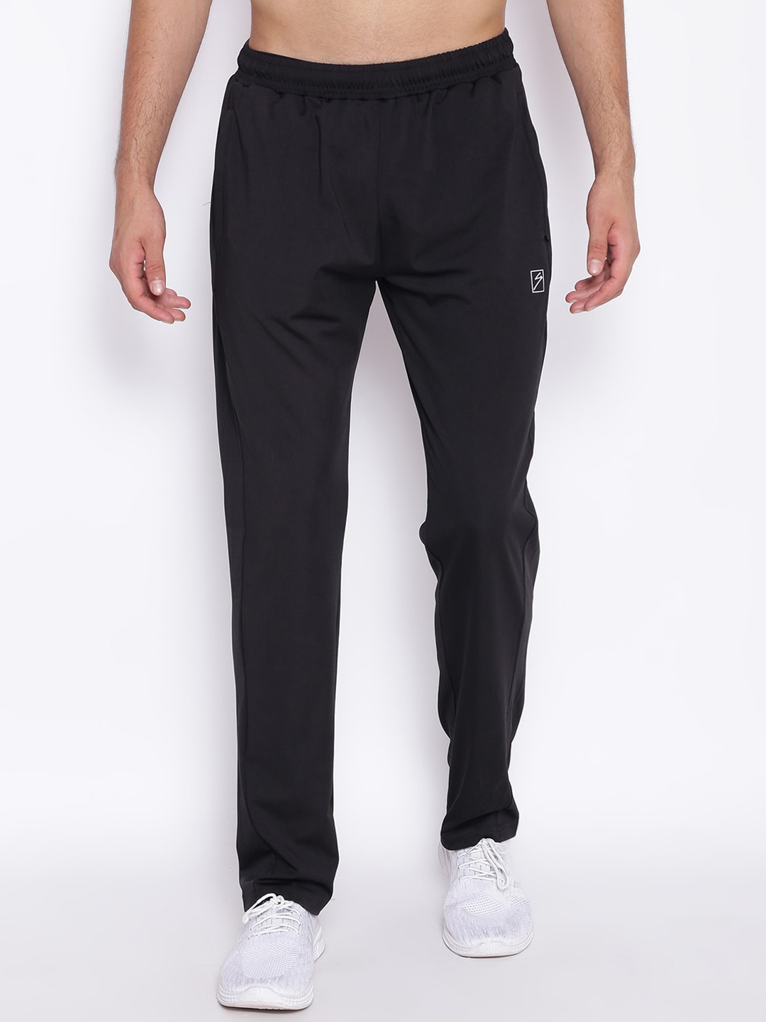 

UNPAR Men Black Solid Track Pants