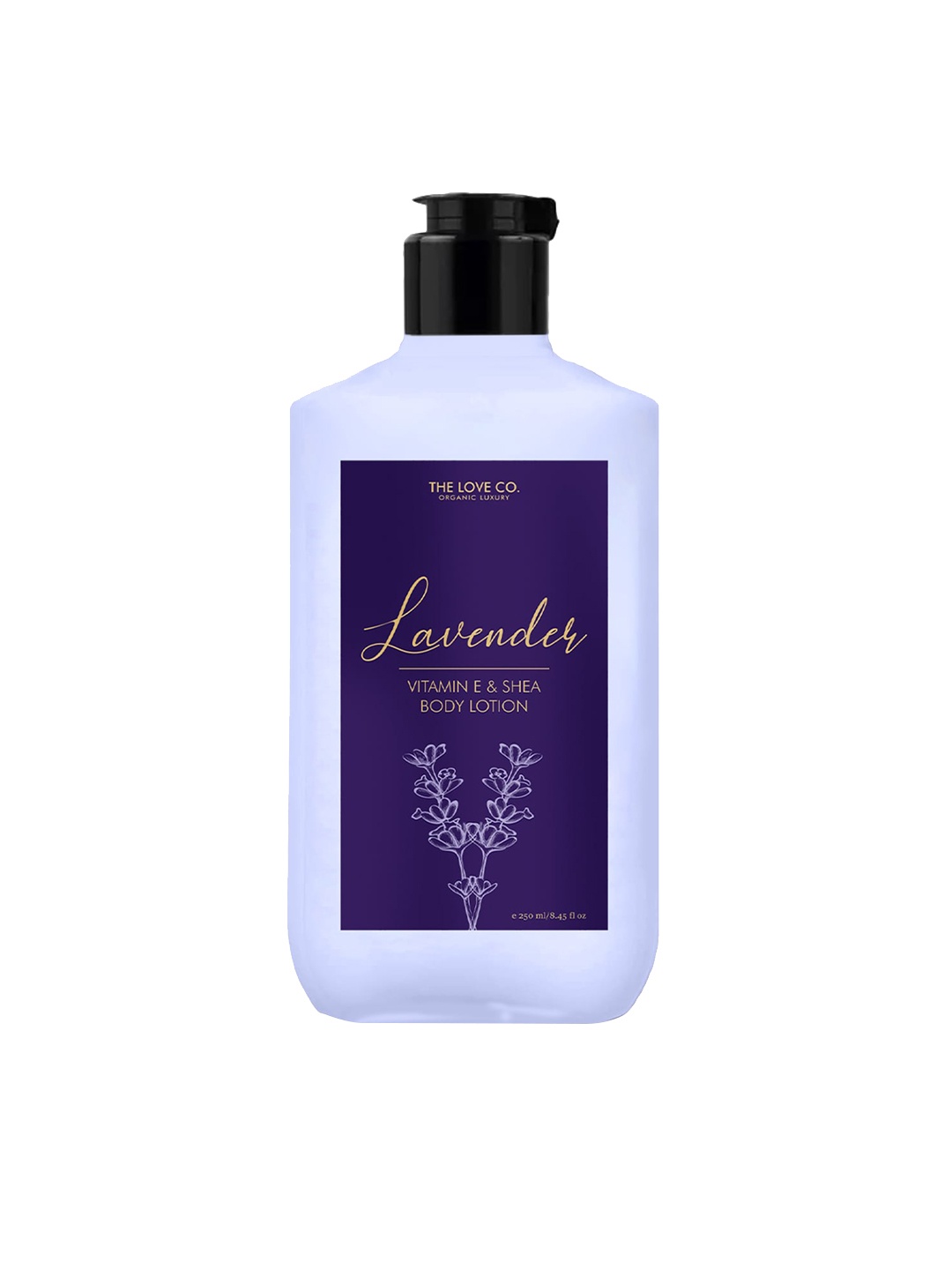

THE LOVE CO. Lavender Vitamin E & Shea Body Lotion 250ml, White