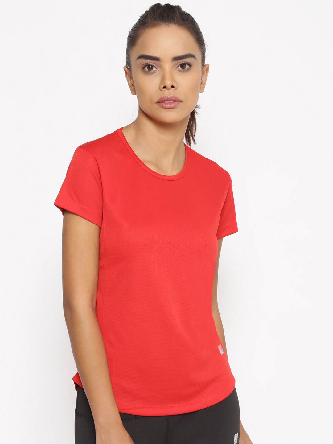 

UNPAR Women Red Cotton T-shirt