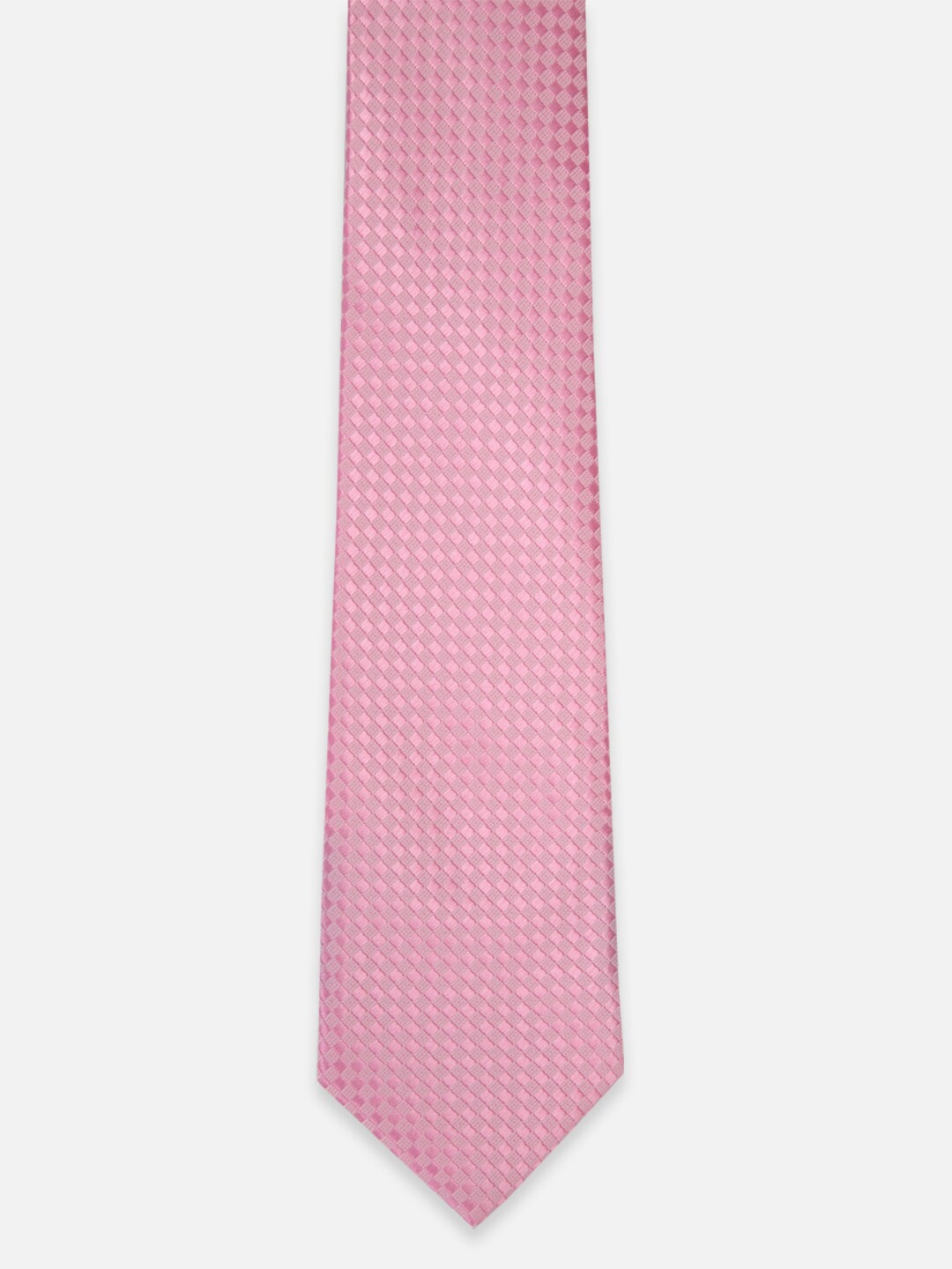 

Peter England Men Pink Printed Skinny Tie