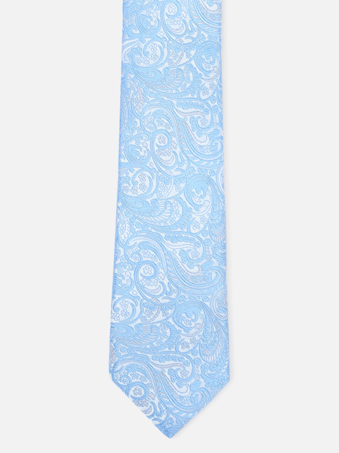 

Van Heusen Men Blue & White Printed Skinny Tie