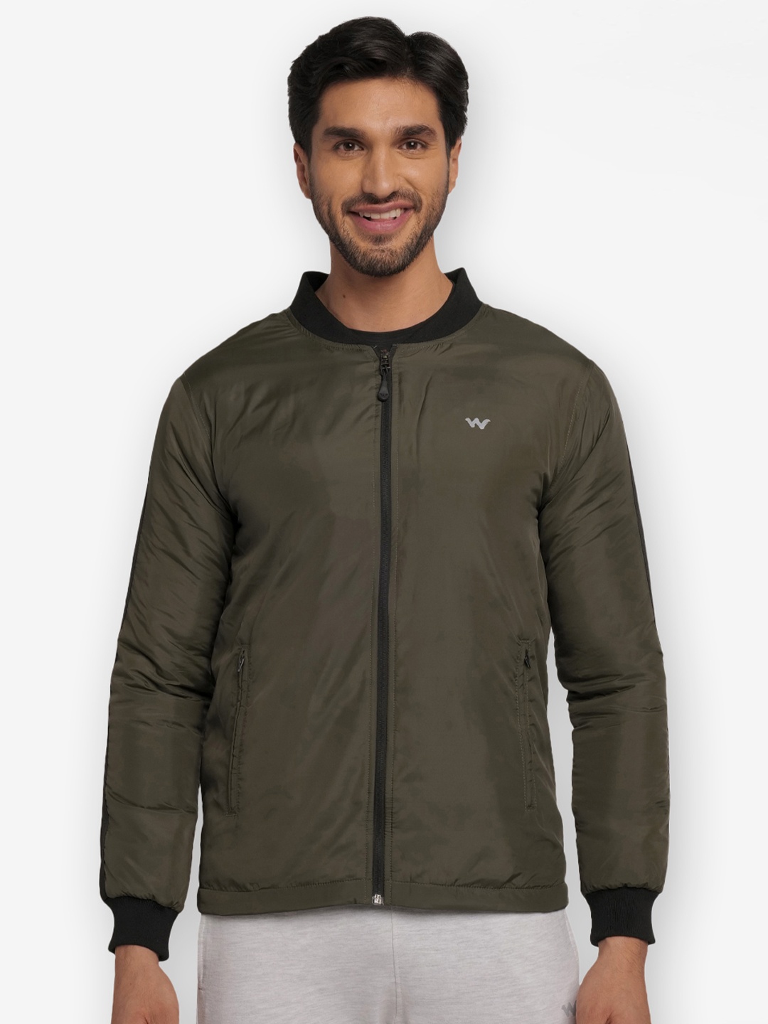 

Wildcraft Men Olive Green Water Resistant Sporty Jacket