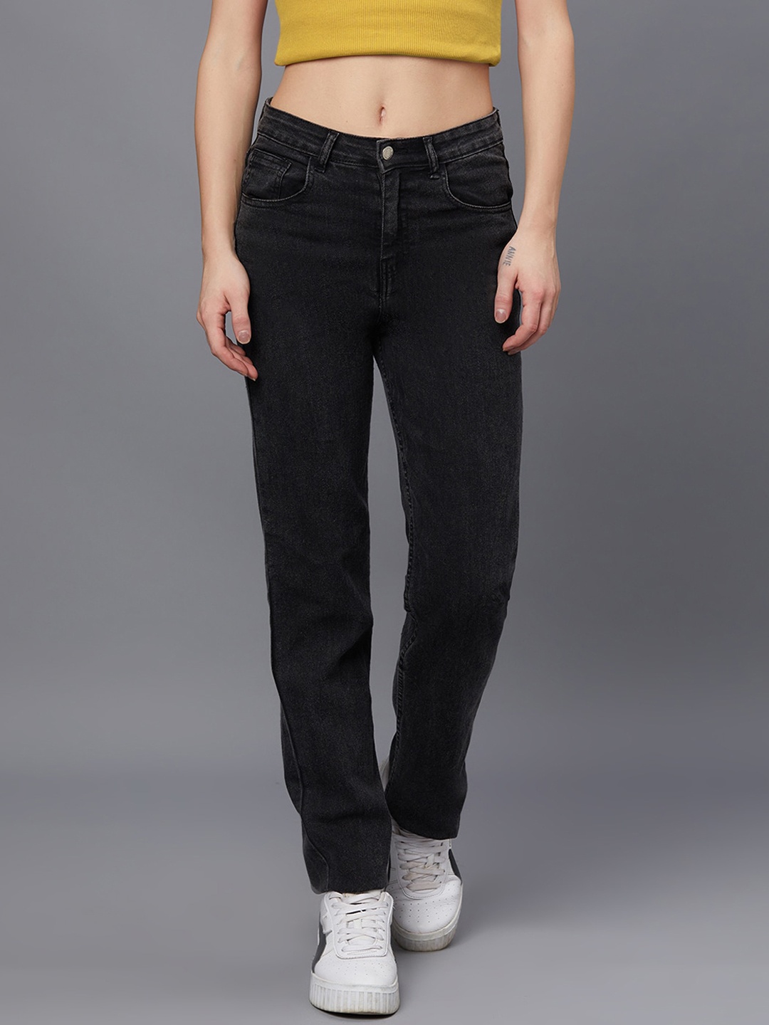 

Kotty Women Black Jean Light Fade Stretchable Jeans
