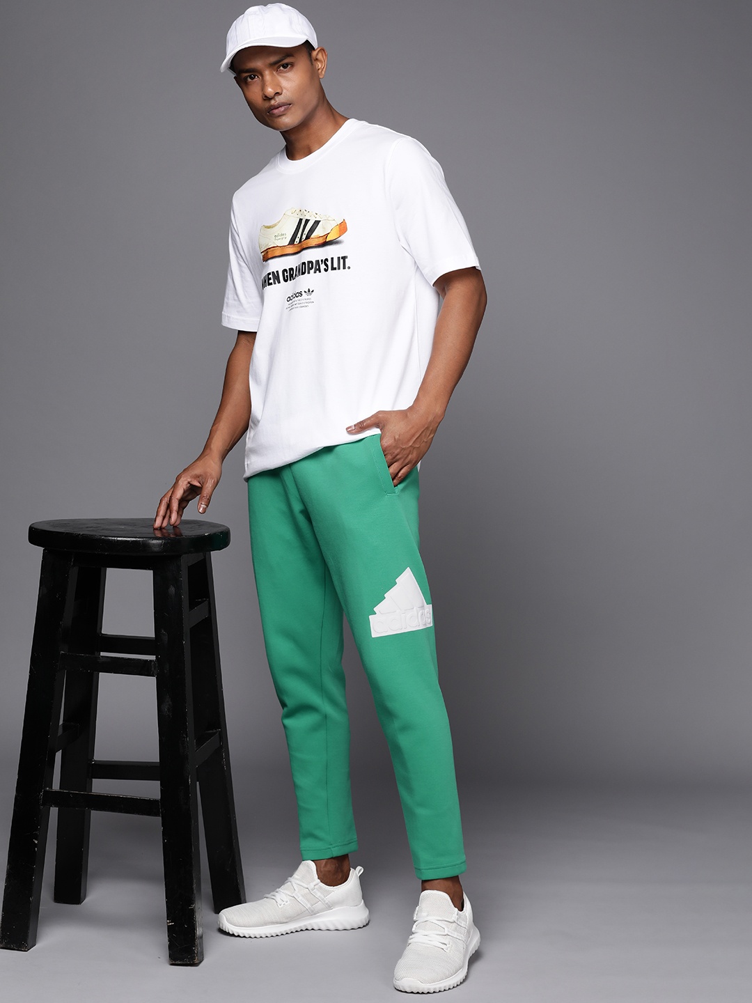 

ADIDAS Men Future Icons Badge Of Sports Track Pant, Green