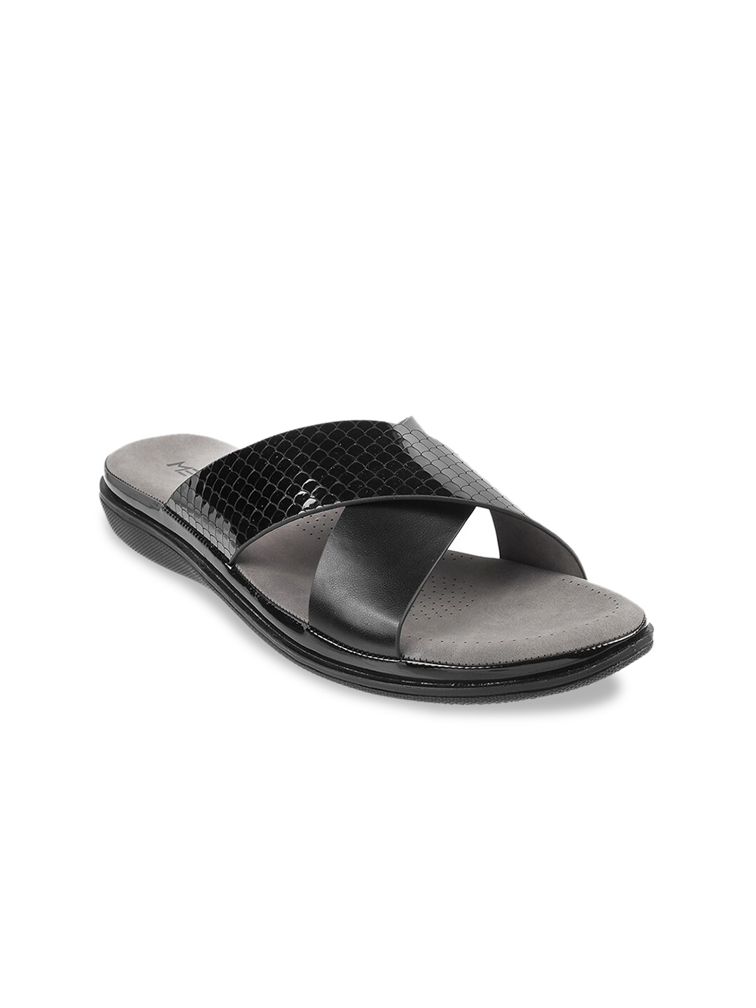 

Metro Women Black Open Toe Flats