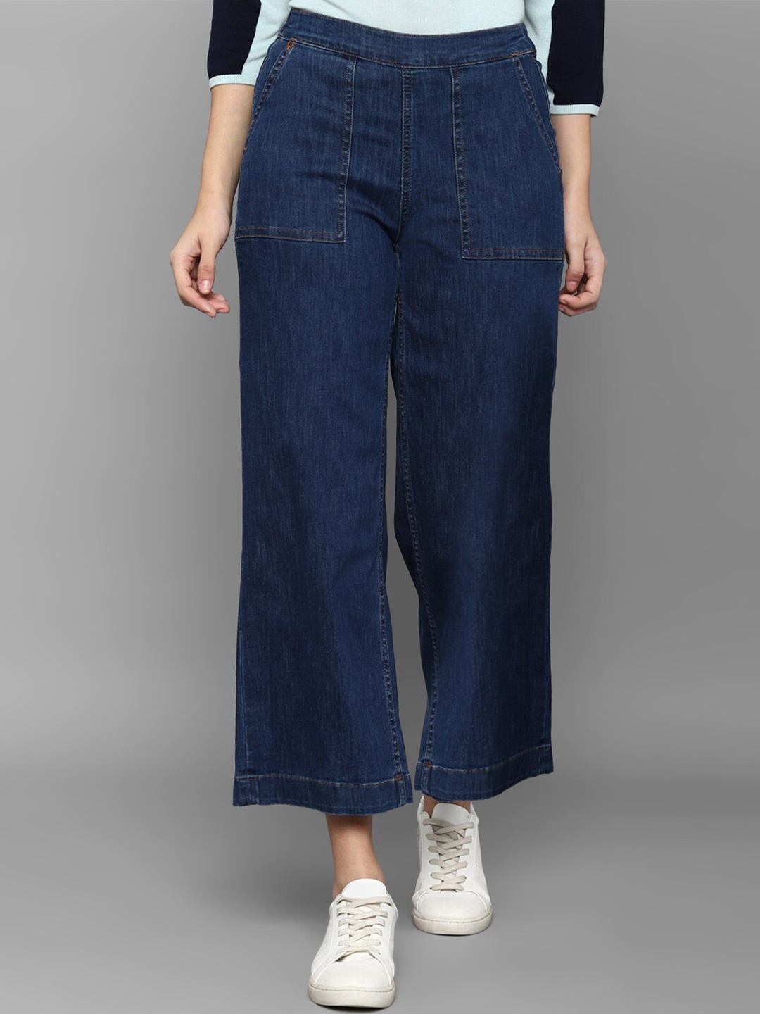 

Allen Solly Woman Women Navy Blue Regular Fit Jeans