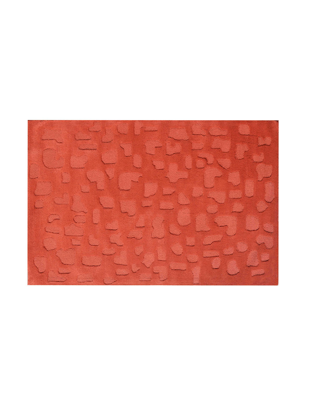 

PRESTO Orange Abstract Hand Tufted Wool Carpet