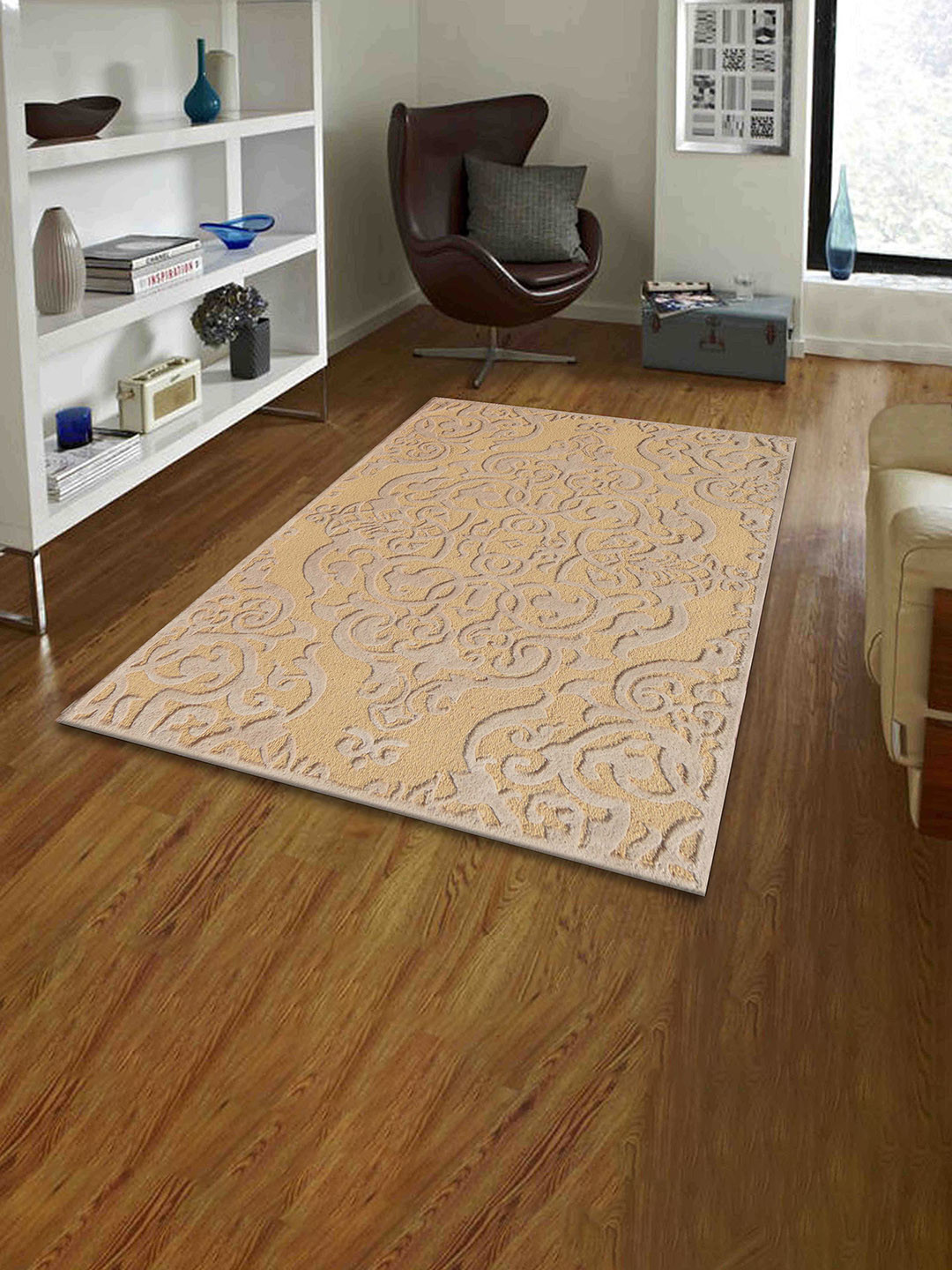 

PRESTO Beige Traditional Hand Tufted Wool Carpet