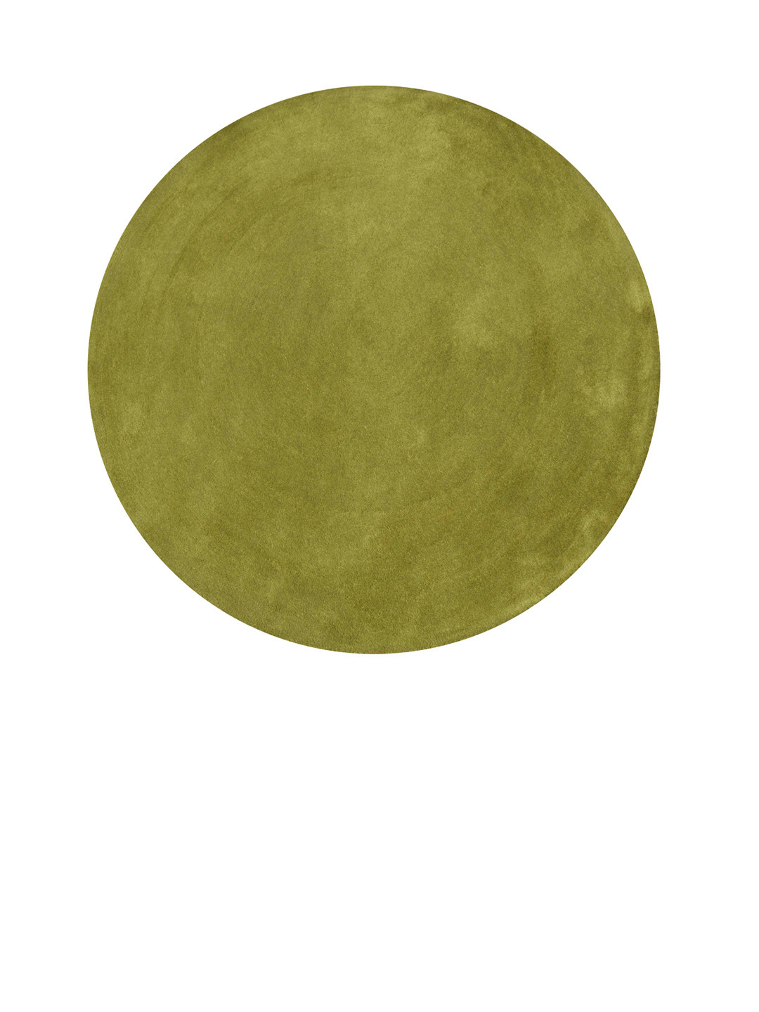 

PRESTO Green Solid Hand Tufted Round Carpet