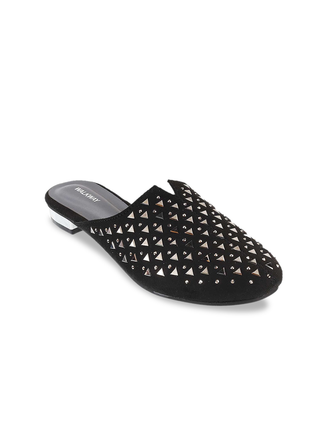 

WALKWAY by Metro Women Black Embellished Mules