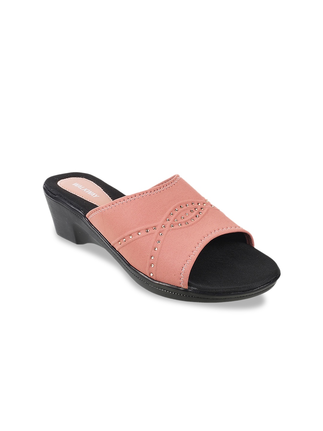 

WALKWAY by Metro Embellished Wedge Sandals Heels, Pink