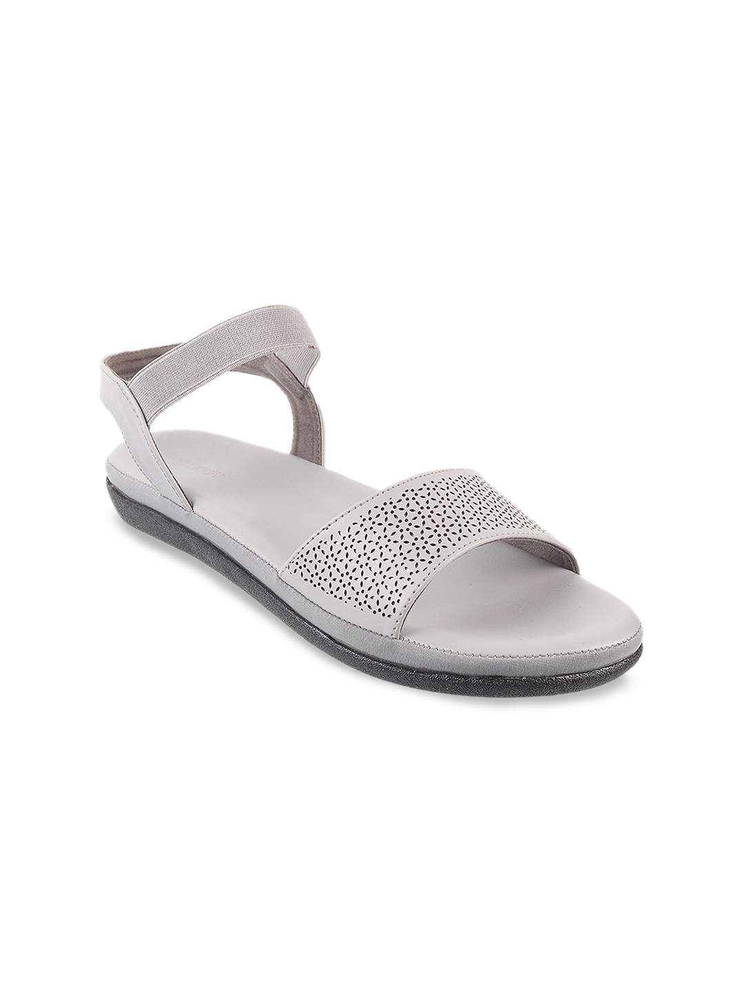 WALKWAY by Metro Women Grey Open Toe Flats
