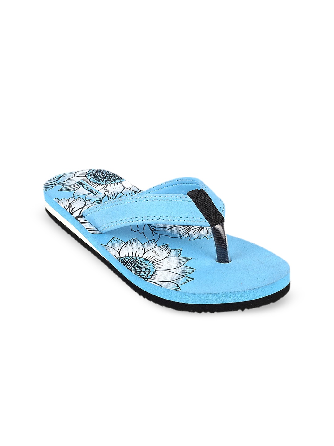 

WALKWAY by Metro Women Blue Printed Open Toe Flats