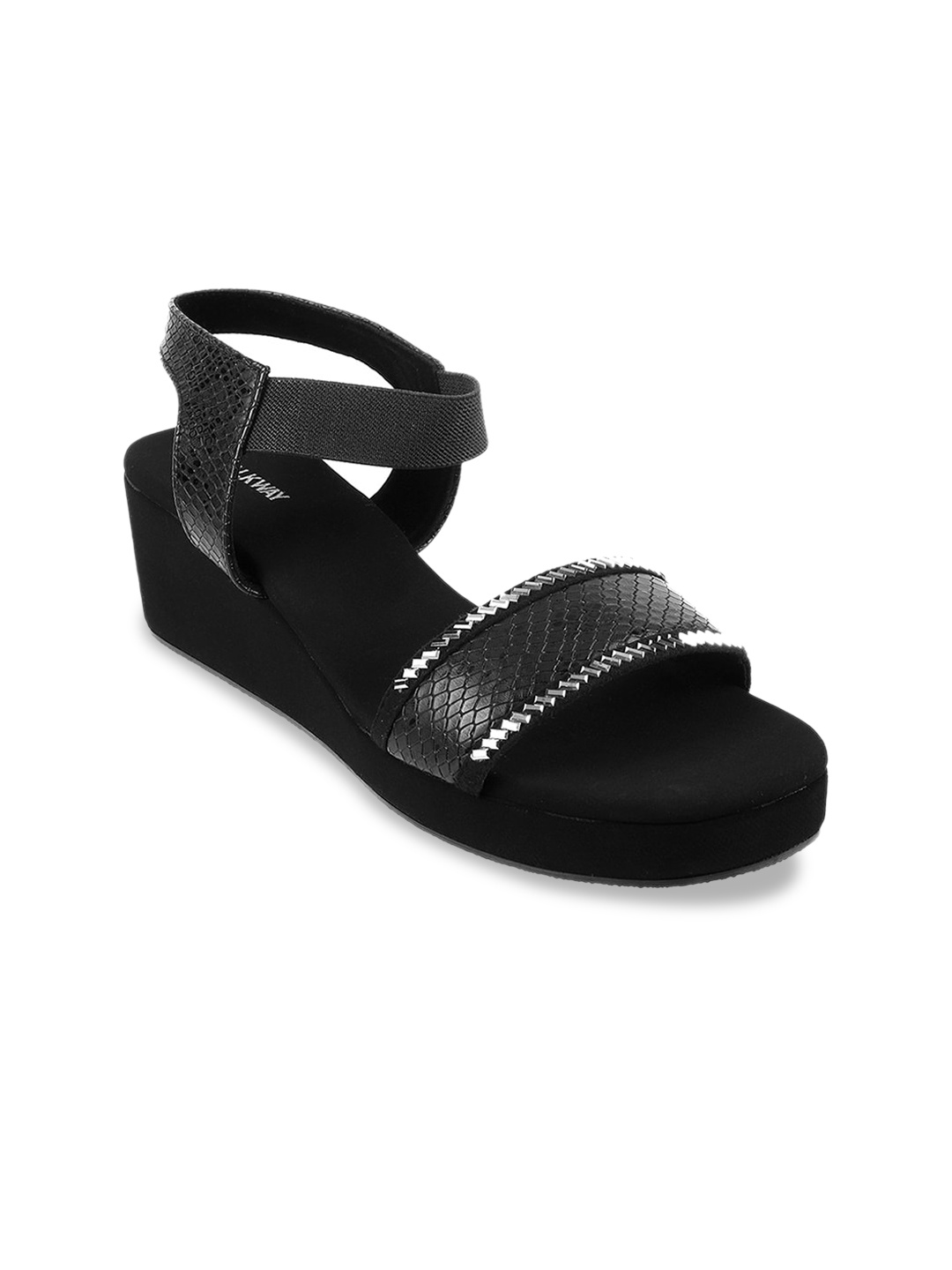 WALKWAY by Metro Women Black Platform Heels