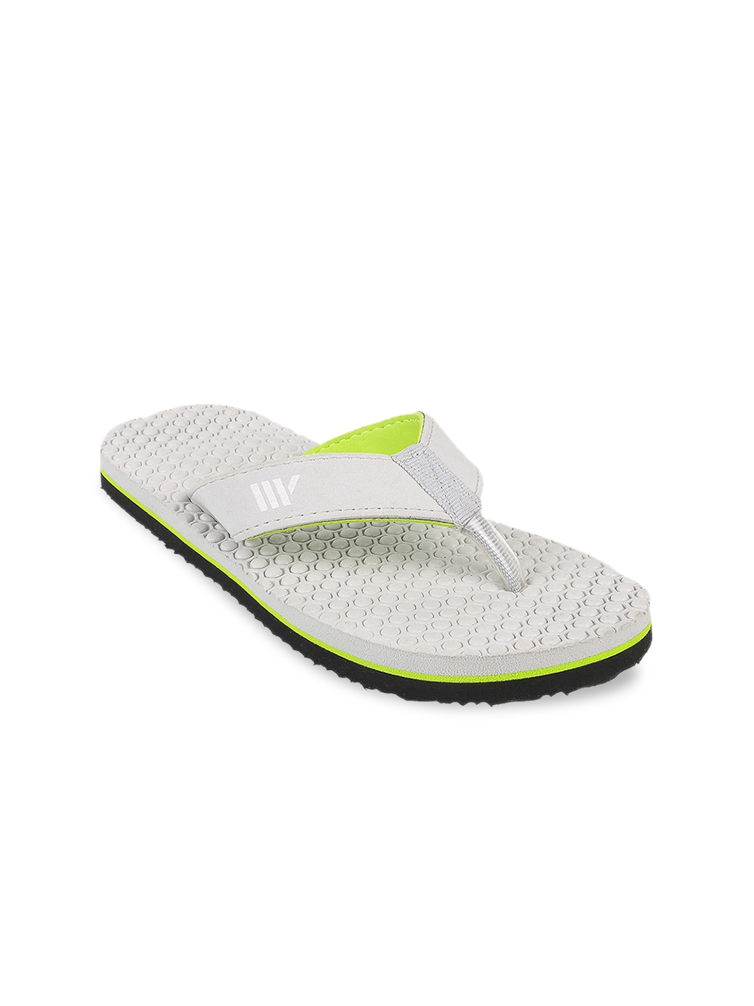 

WALKWAY by Metro Women Grey Colourblocked Open Toe Flats