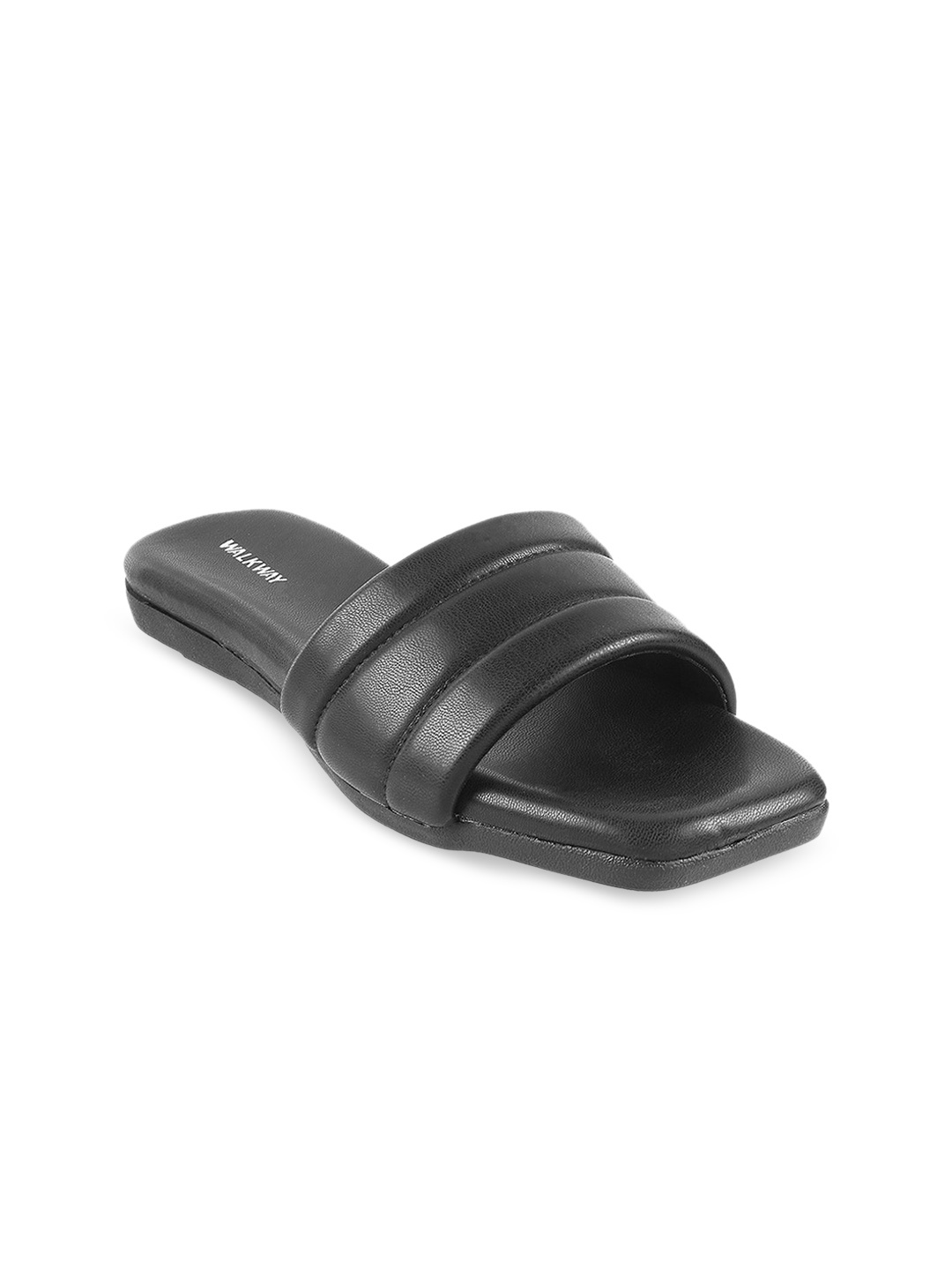 

WALKWAY by Metro Women Black Open Toe Flats