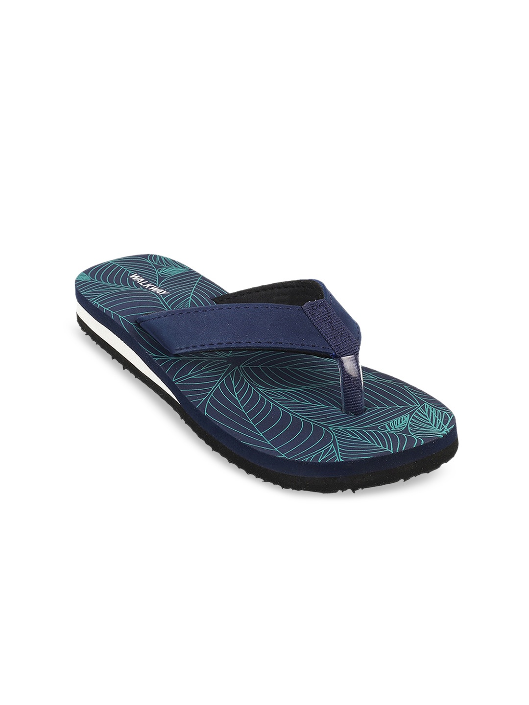 

WALKWAY by Metro Women Blue Slip-On Flip Flops
