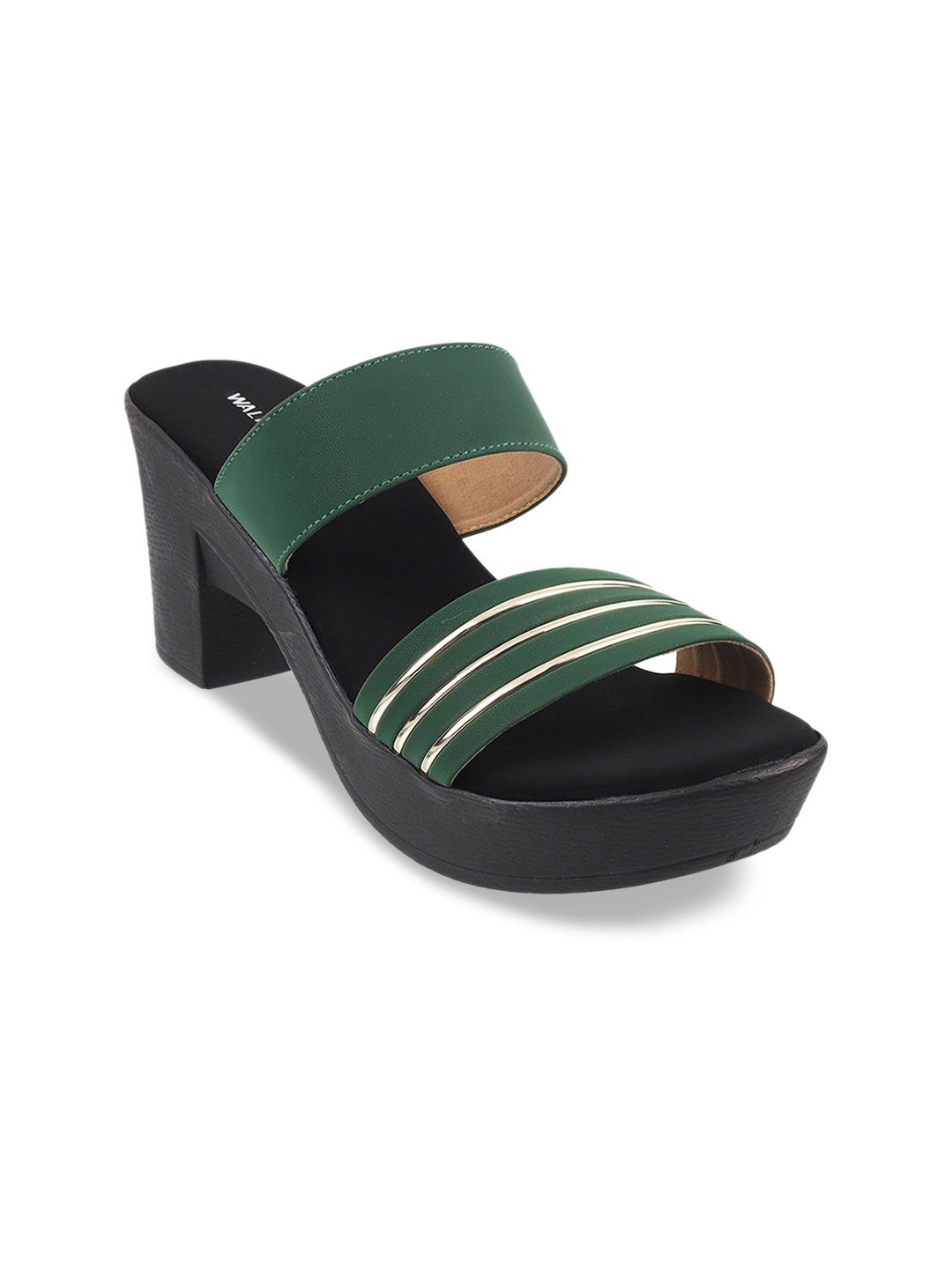 

WALKWAY by Metro Embellished Platform Heels Sandals, Green